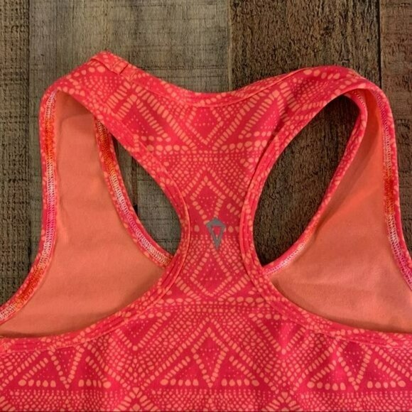 Ivivva girls neon pink and orange racer back tank top -8 - Picture 5 of 7